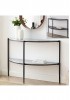 Gaius Semi Curved Console Table W100